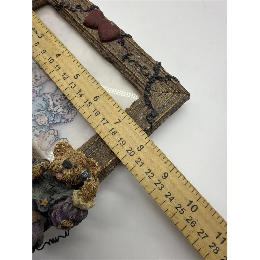 Boyds Bear Alexandra and Belle Telephone Tied Picture Frame Figurine 27355